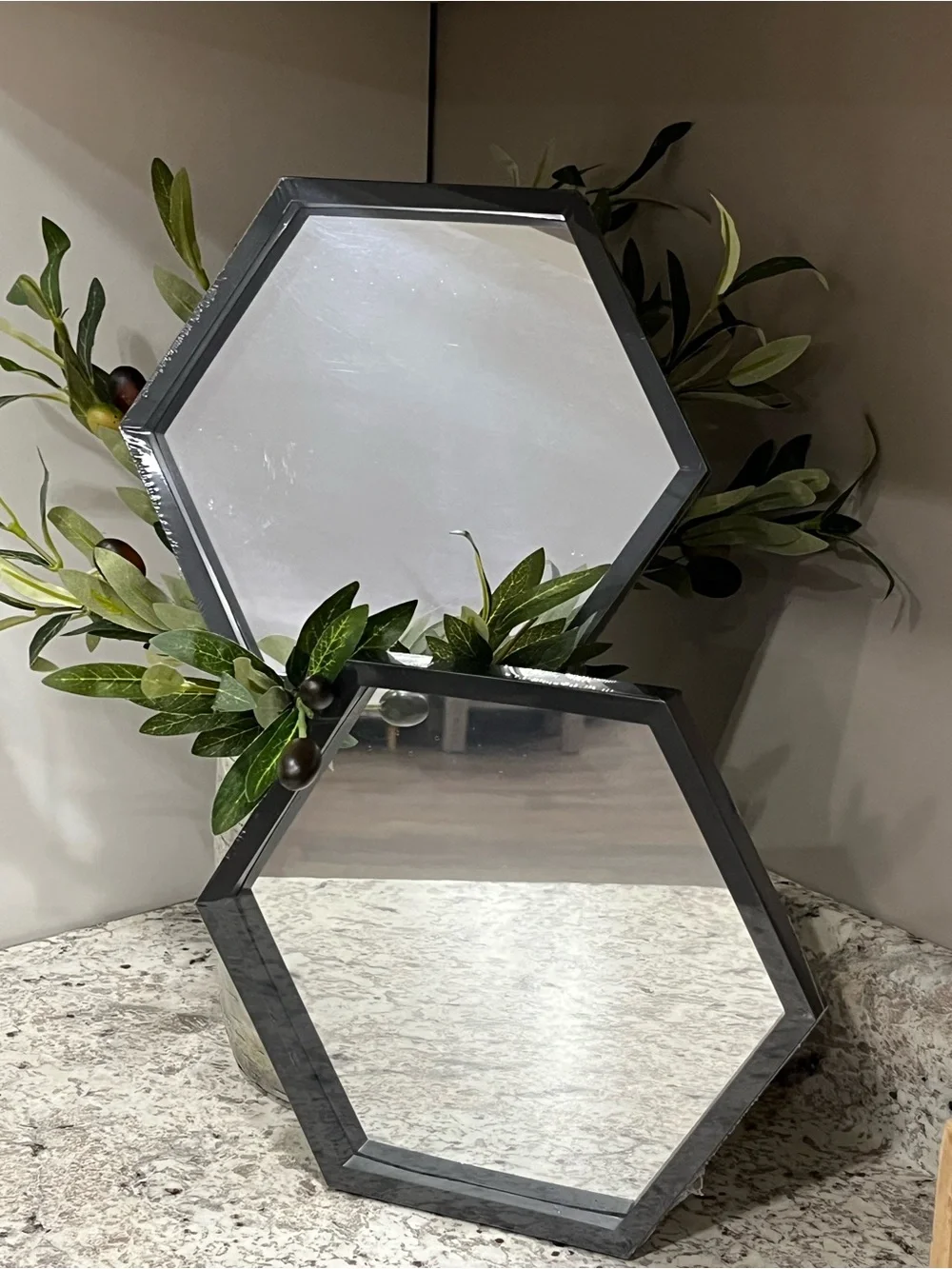 Hexagon Mirror Set (Black) 🪞🆕🪞